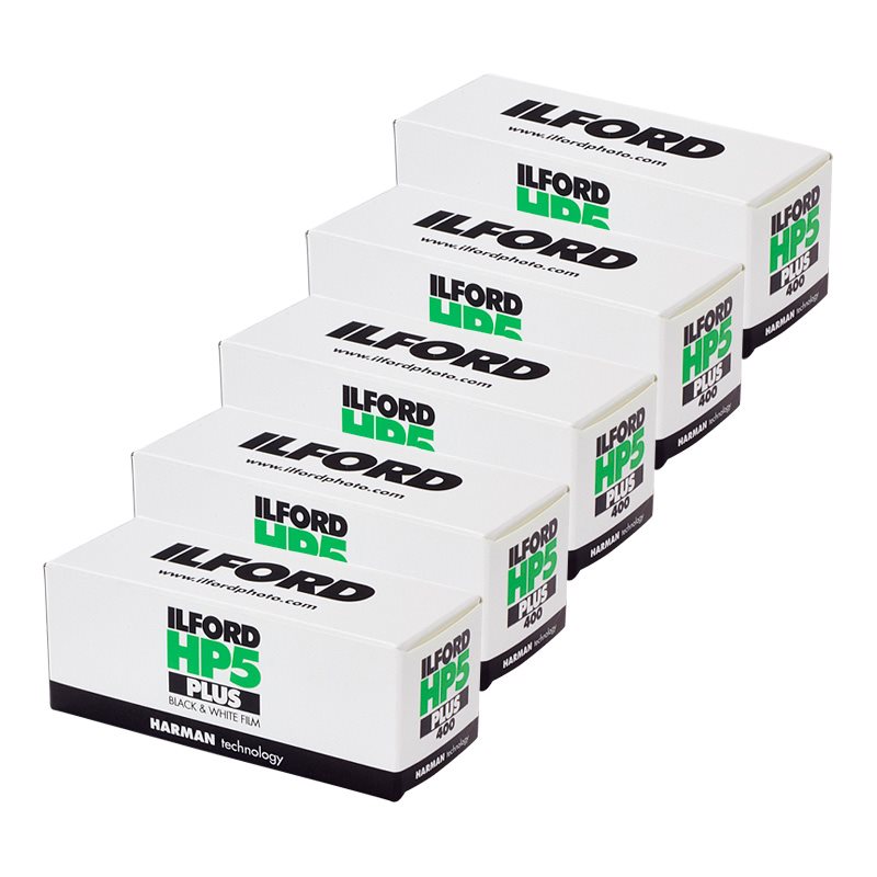 Ilford HP5 Plus 400 120 5-pack