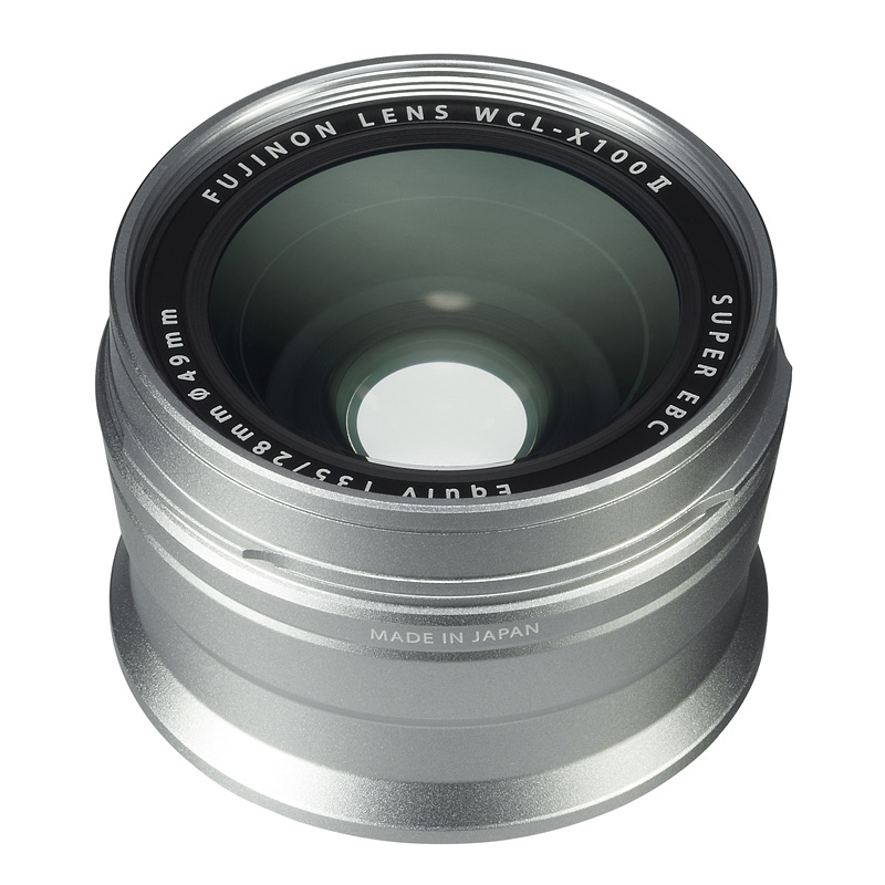 Fujifilm Vidvinkelkonverter X100-Serien Silver (WCL-X100II)