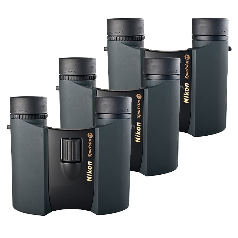Nikon 8x25 Sportstar EX Svart 3-Pack