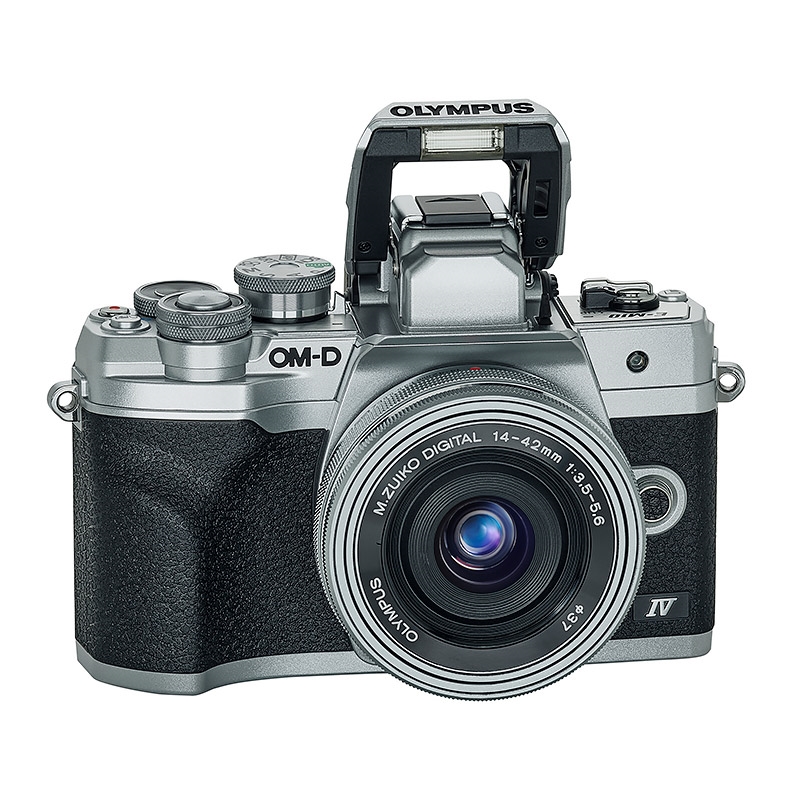 Olympus OM-D E-M10 Mark IV + 14-42 EZ Silver - Gofoto.se