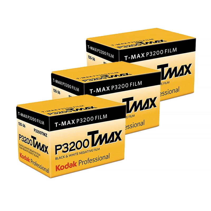 Kodak B&W P3200 T-MAX 135-36 3-Pack