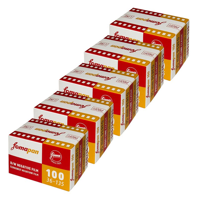 Fomapan 100 135-36 Retro Edition 5-pack