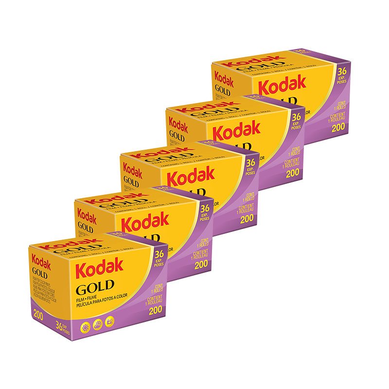 Kodak Gold 200 135-36 Boxed 5-pack