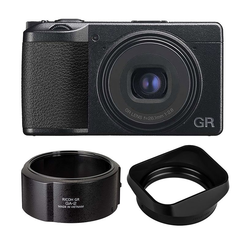 Ricoh GRIIIx + GA-2 + Squarehood Model P
