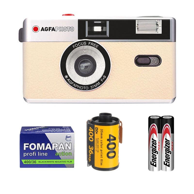 AgfaPhoto Analog 35mm Startkit Beige - Gofoto.se