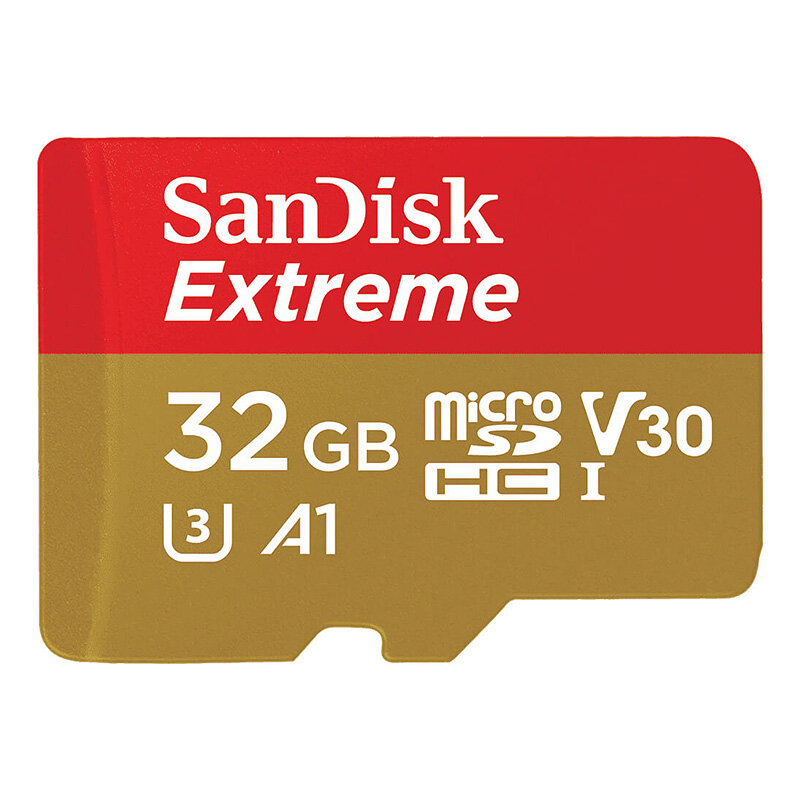 SanDisk MicroSDXC Extreme 32GB 100MB/s A2 C10 V30 UHS-I U3, SanDisk