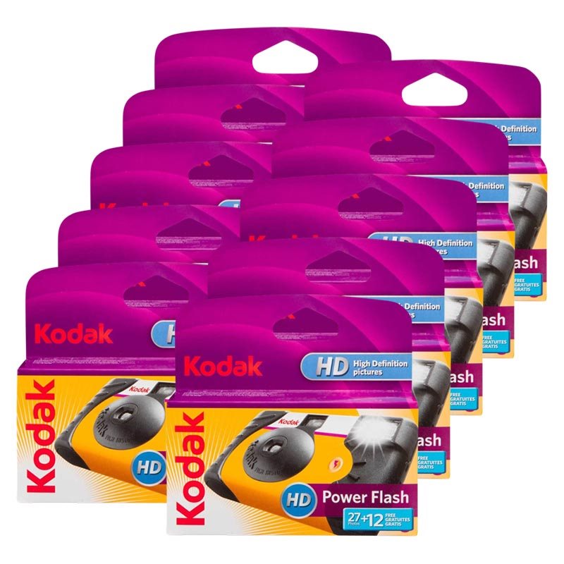 Kodak Engngskamera Power Flash 27+12 Festpaket 10-Pack, Kodak