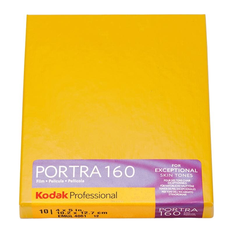 Kodak Portra 160 4x5" 10 Sheets 