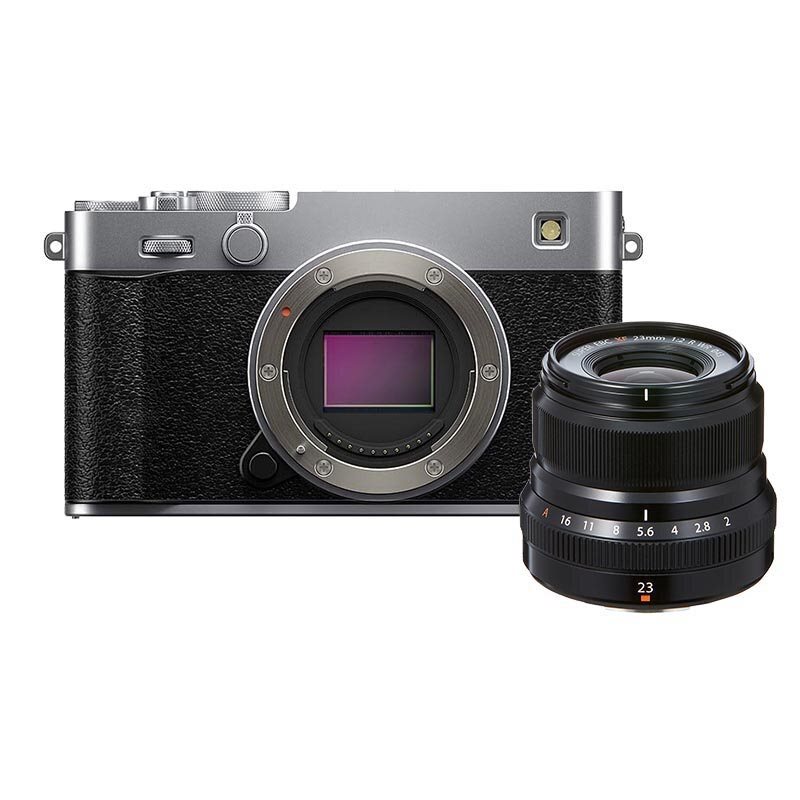 Fujifilm X-E5 Silver + 23/2,0 R WR