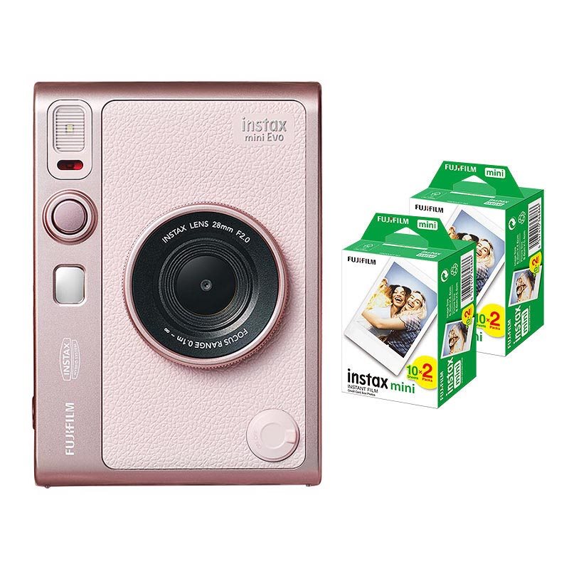 Fujifilm Instax Mini Evo Gentle Rose Startpaket