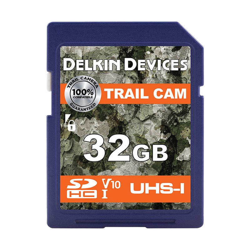 Delkin SDHC Trail Cam R100/W30 U3 (V30) 32GB , Delkin