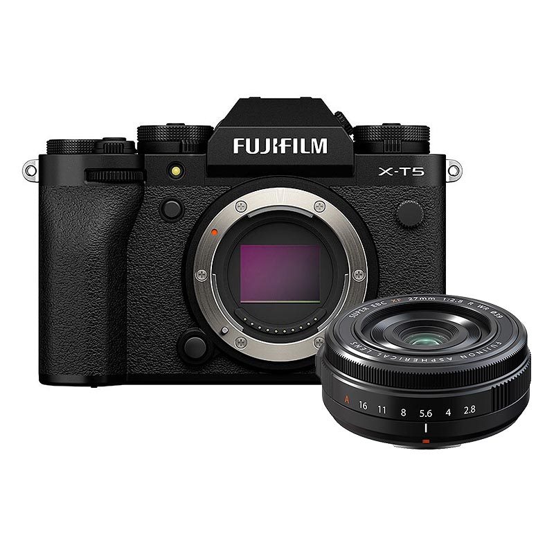 Fujifilm X-T5 + 27/2,8 R WR Svart