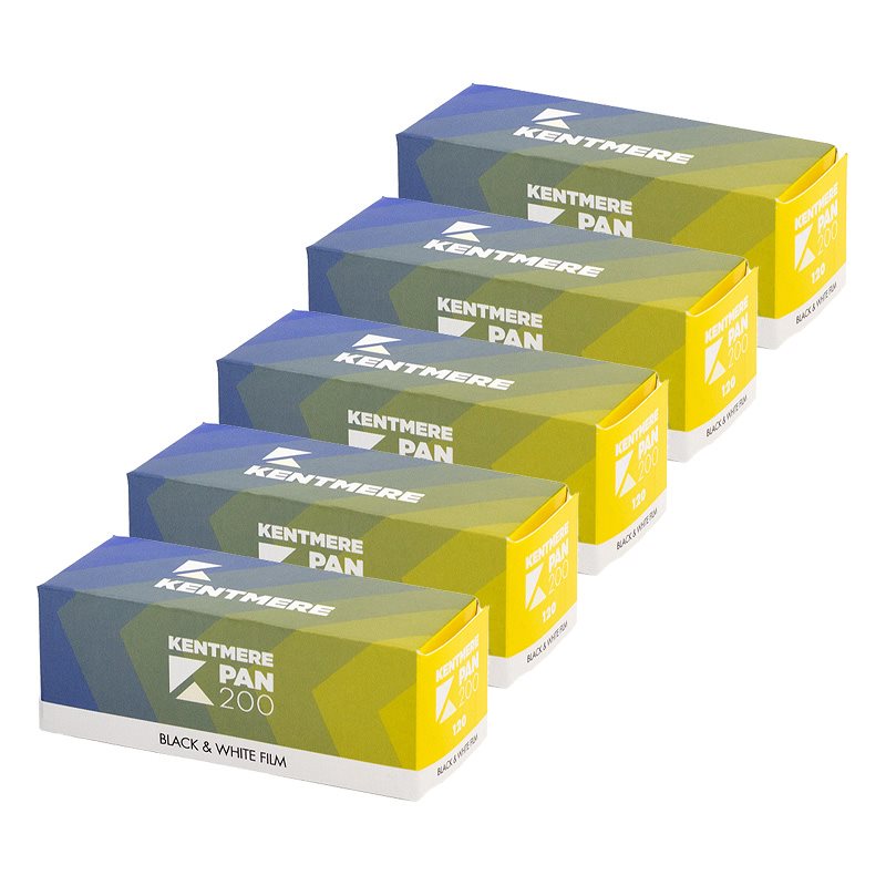 Ilford Kentmere Pan 200 120 5-pack