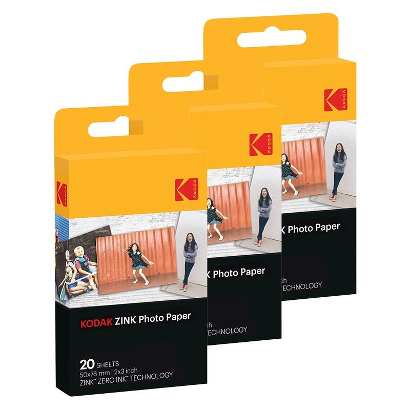 Kodak Zink Paper 2x3 60-pack (3x20)