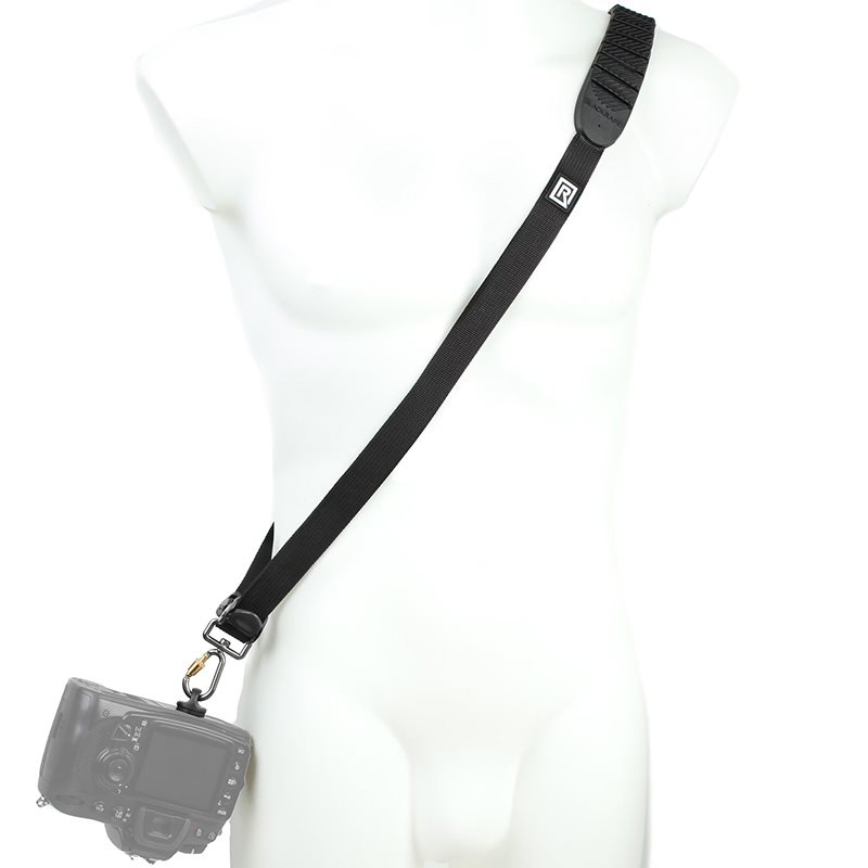 Black Rapid R-Strap Cross Shot Black
