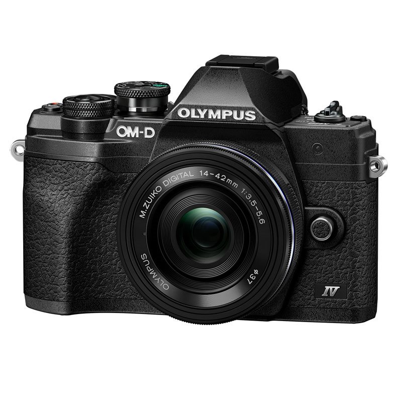 Olympus OM-D E-M10 Mark IV + 14-42 EZ Svart