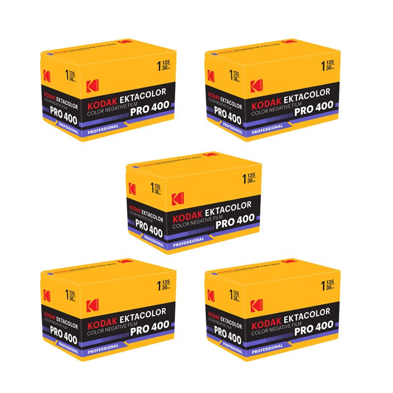 Kodak Ektacolor Pro 400 135-36 5-Pack