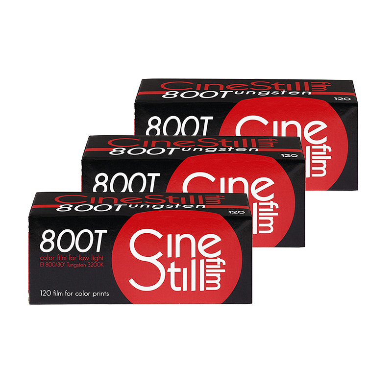 CineStill Xpro 800 Tungsten C-41 120 3-Pack - Gofoto.se