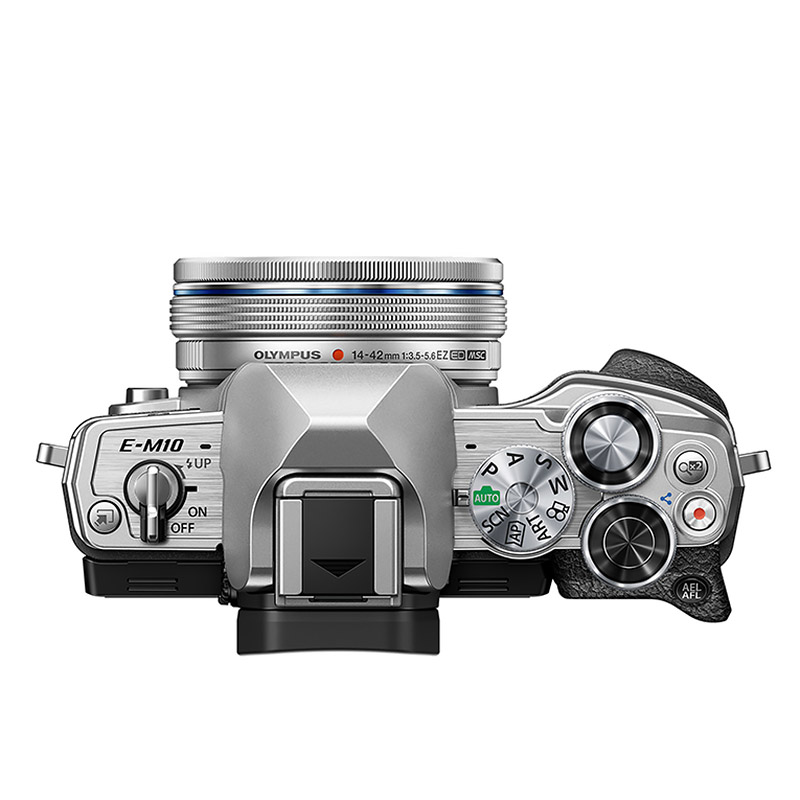 Olympus OM-D E-M10 Mark IV + 14-42 EZ Silver - Gofoto.se