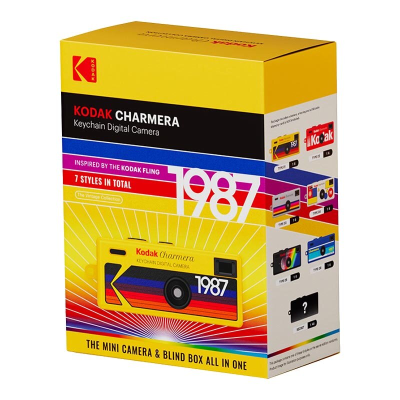 Kodak Charmera Keychain Digital Camera Blind Box, Kodak