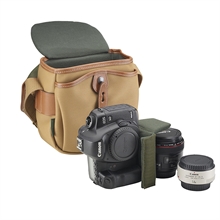 Billingham Hadley Digital Black/Tan Canvas