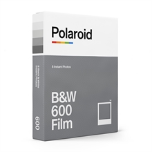 Polaroid B&W Film for 600 White Frame