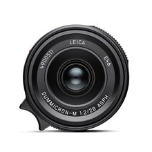 Leica M 28/2,0 Summicron ASPH. Svart (11618)
