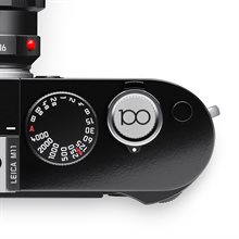 Leica Soft Release Button, Brass, silver chrome, "100 YEARS OF LEICA" (19692)